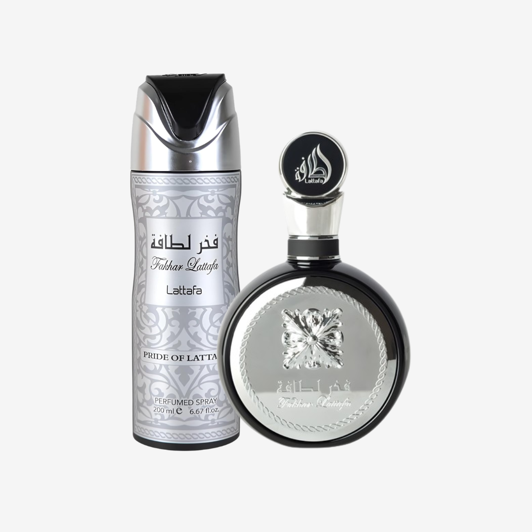 Fakhar Black Bundle by Lattafa – For Men
