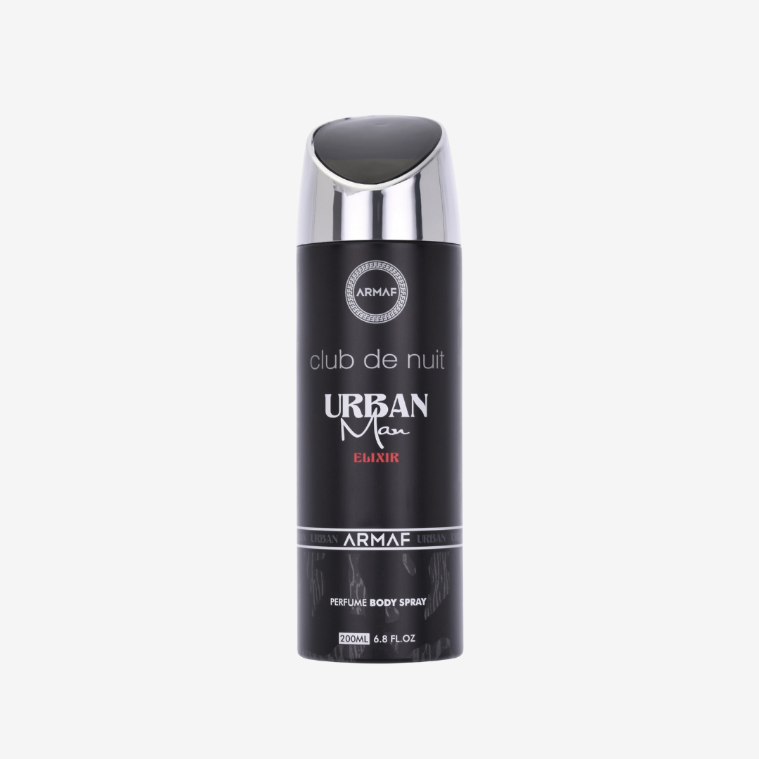 Club De Nuit Urban Man Elixir Body Spray by Armaf for Men – 200 ml