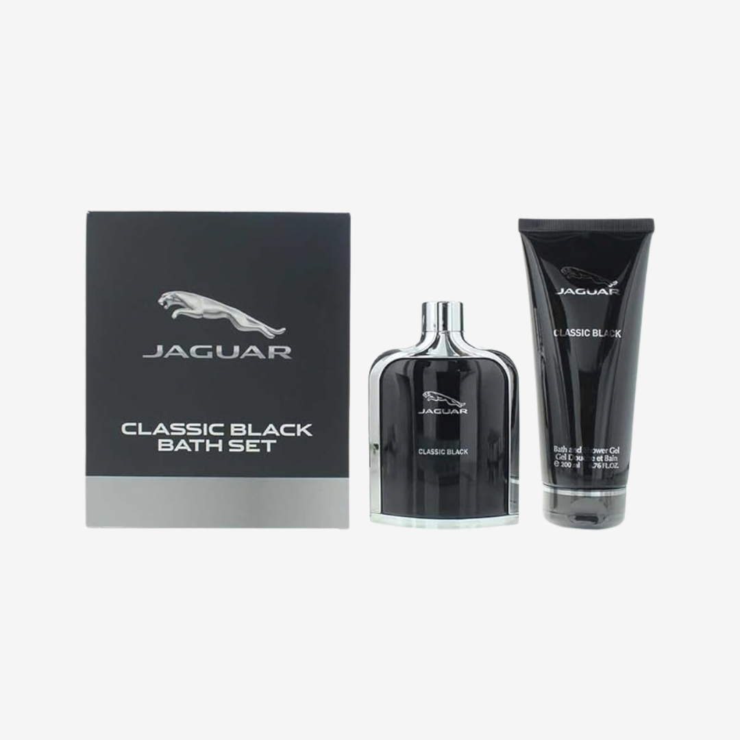 Jaguar Classic Black Gift Set by Jaguar  for Men (100ml + Shower Gel 200ml)