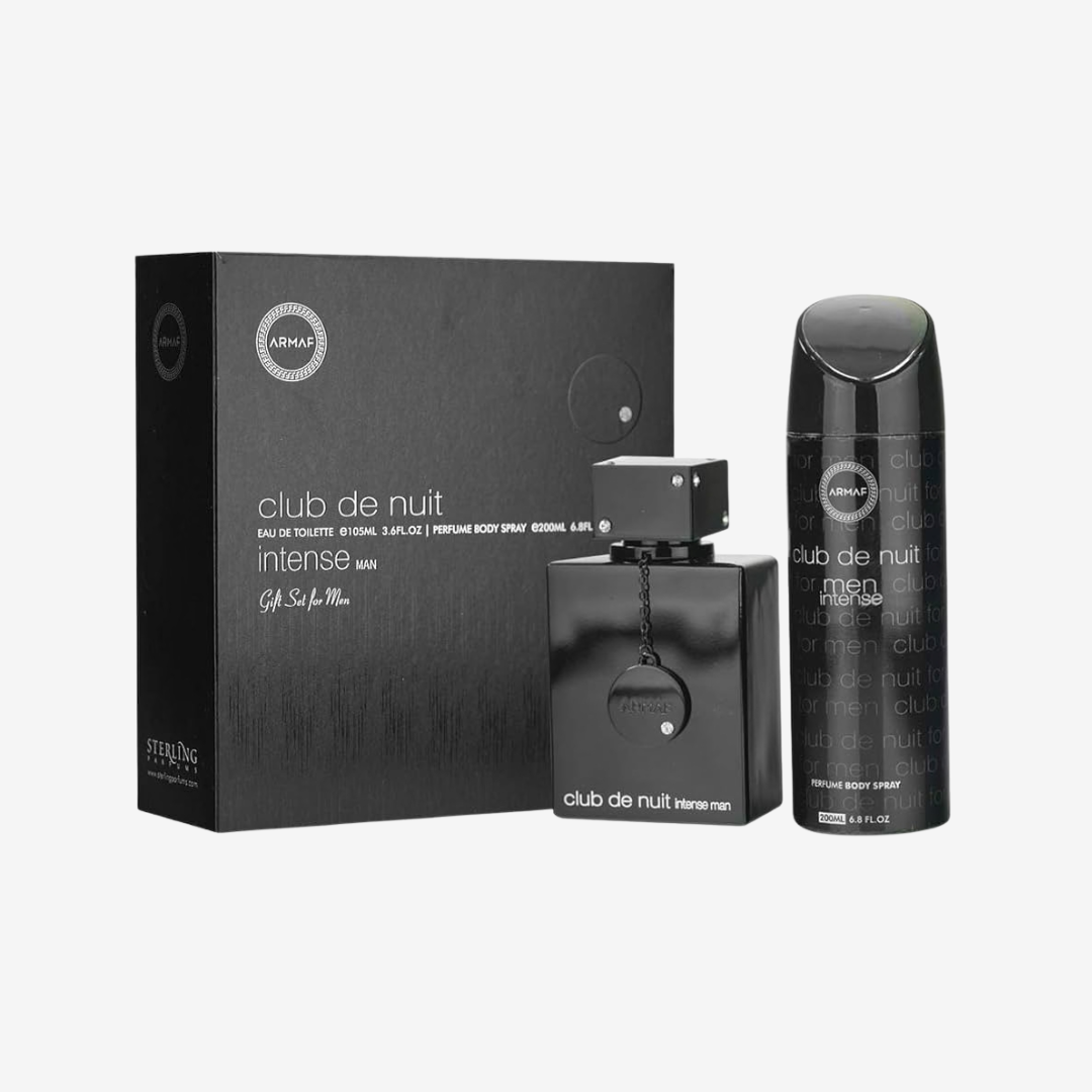 Club De Nuit Intense Man 2-Piece Gift Set by Armaf for Men – 105 ml + 200 ml
