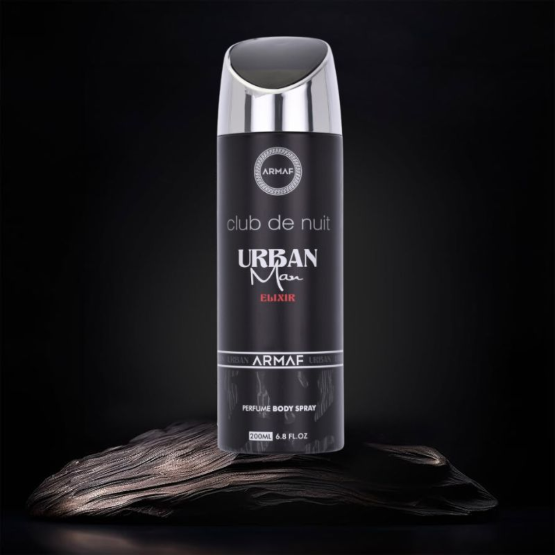 Club De Nuit Urban Man Elixir Body Spray by Armaf for Men – 200 ml