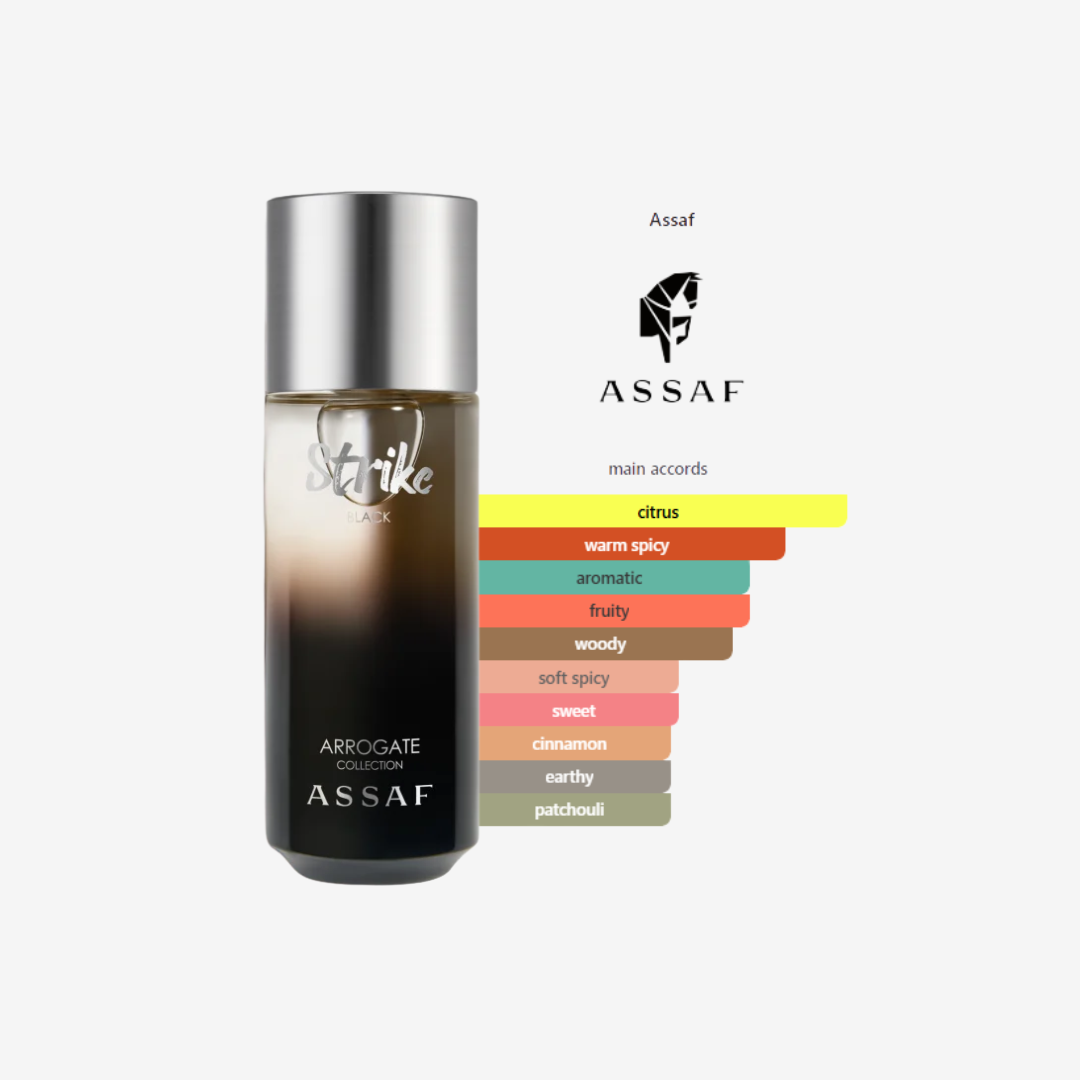 Strike Black by Assaf For Women and Men 125ml