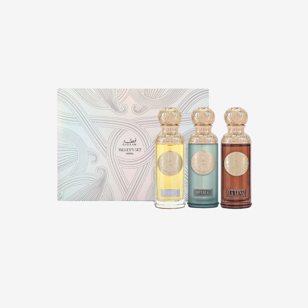 Valley’s Set by Gissah for Women and Men – 3 × 50ml