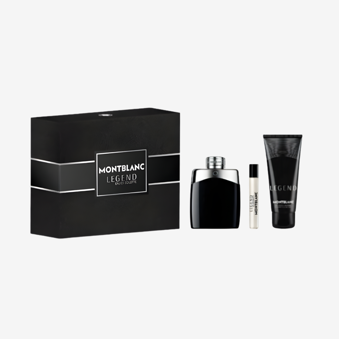 Montblanc Legend Eau de Parfum Gift Set for Men (100ml + 7.5ml + 100ml Shower Gel)