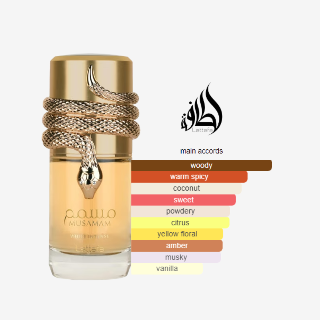 Musamam White Intense Lattafa Perfumes for Men and Women – 100ml