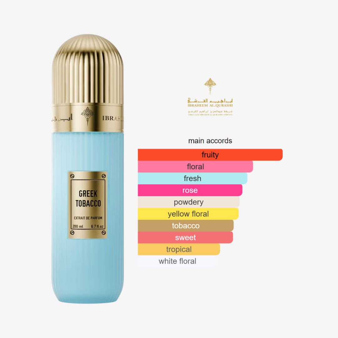 Greek Tobacco by Ibraheem AlQurashi – Unisex -200ml