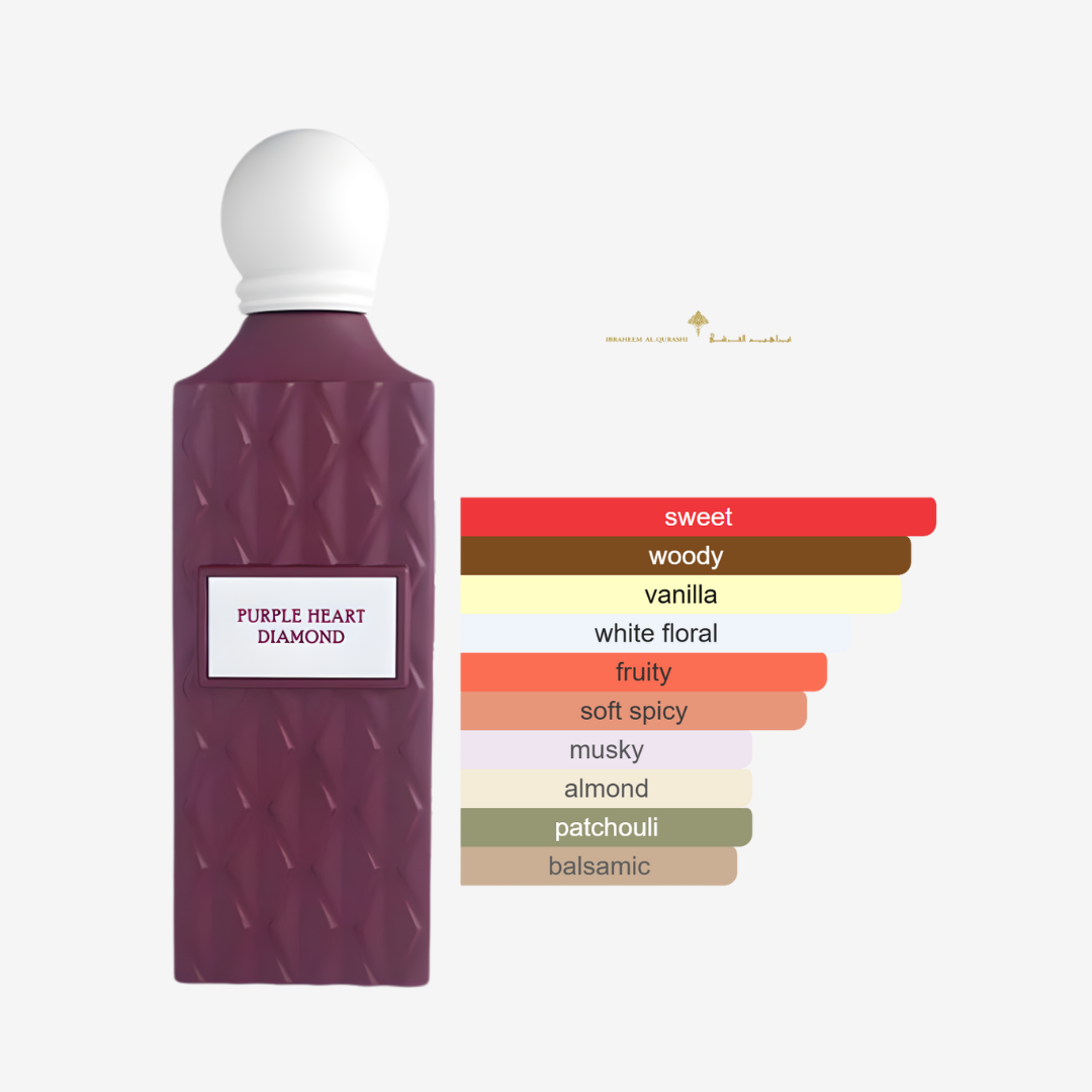 Purple Heart Diamond by Ibrahim Al Qurashi – Unisex -150ml