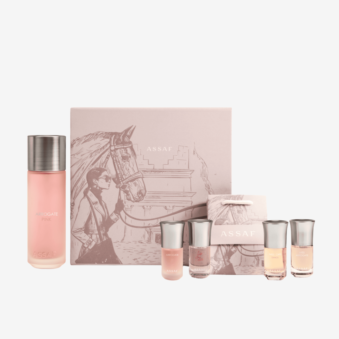 Arrogate Pink Set by Assaf (200ml+ 4*20ml) for women