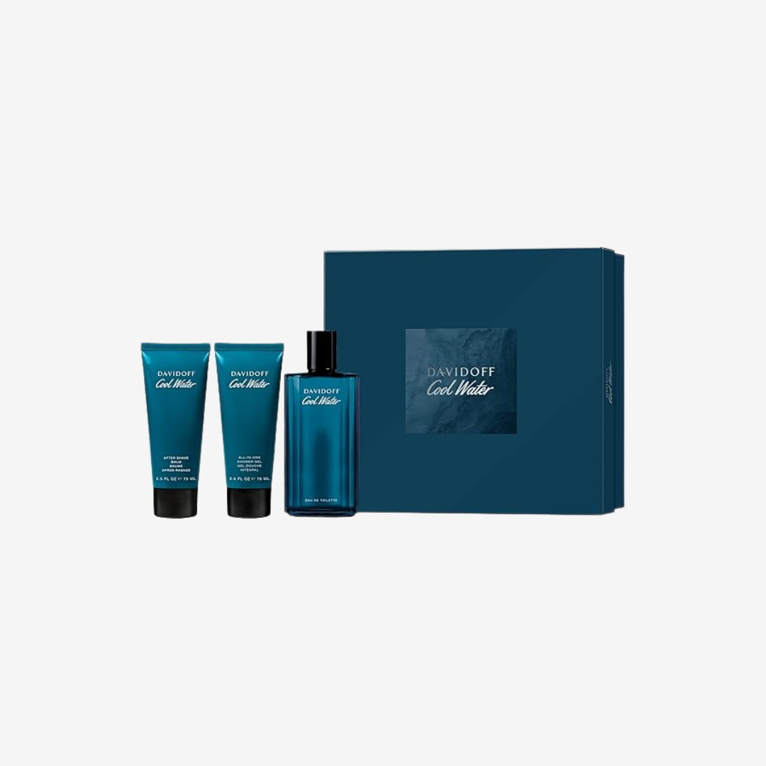 Davidoff Cool Water Gift Set for Men – EDT 125ml + Shower Gel + After Shave