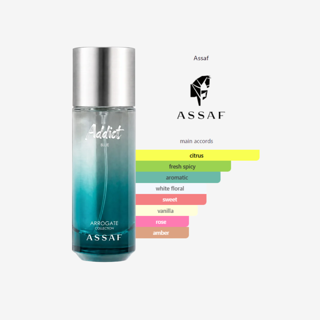Addict Blue by Assaf for Women and Men – 125ml