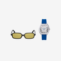 World Bundle by Assaf  (Blue Watch & Yellow Sunglasses) Unisex