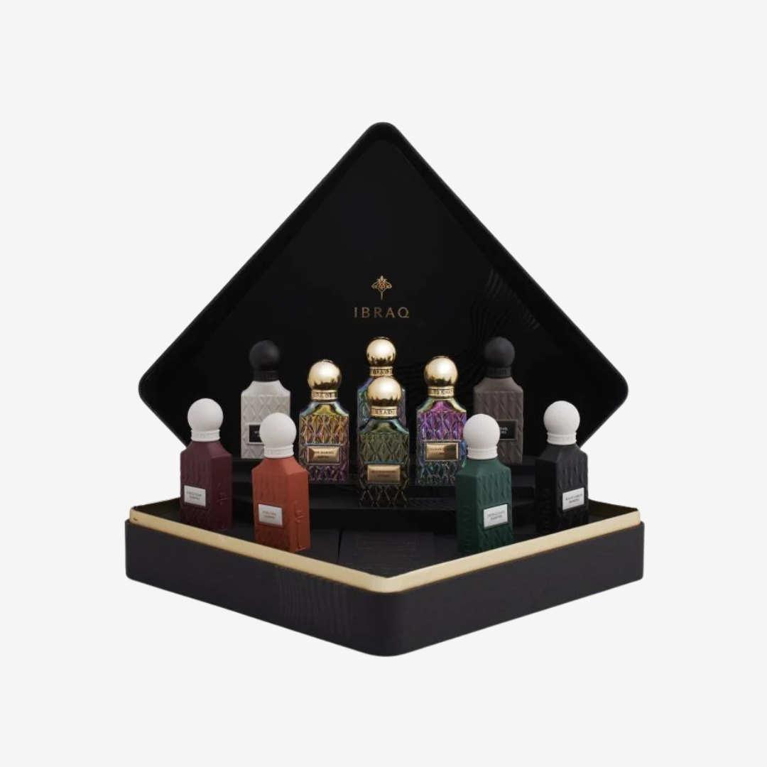 Diamond Collection Minis by IBRAQ  Unisex Perfume Set – 10 × 20ml