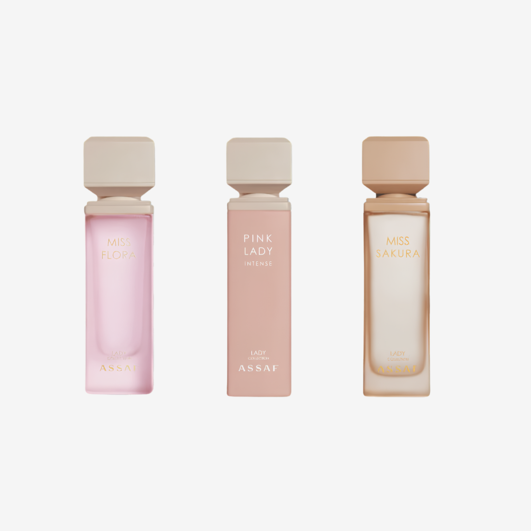 Lady Collection by Assaf – Women's Perfume Gift Set – 3 × 25ml