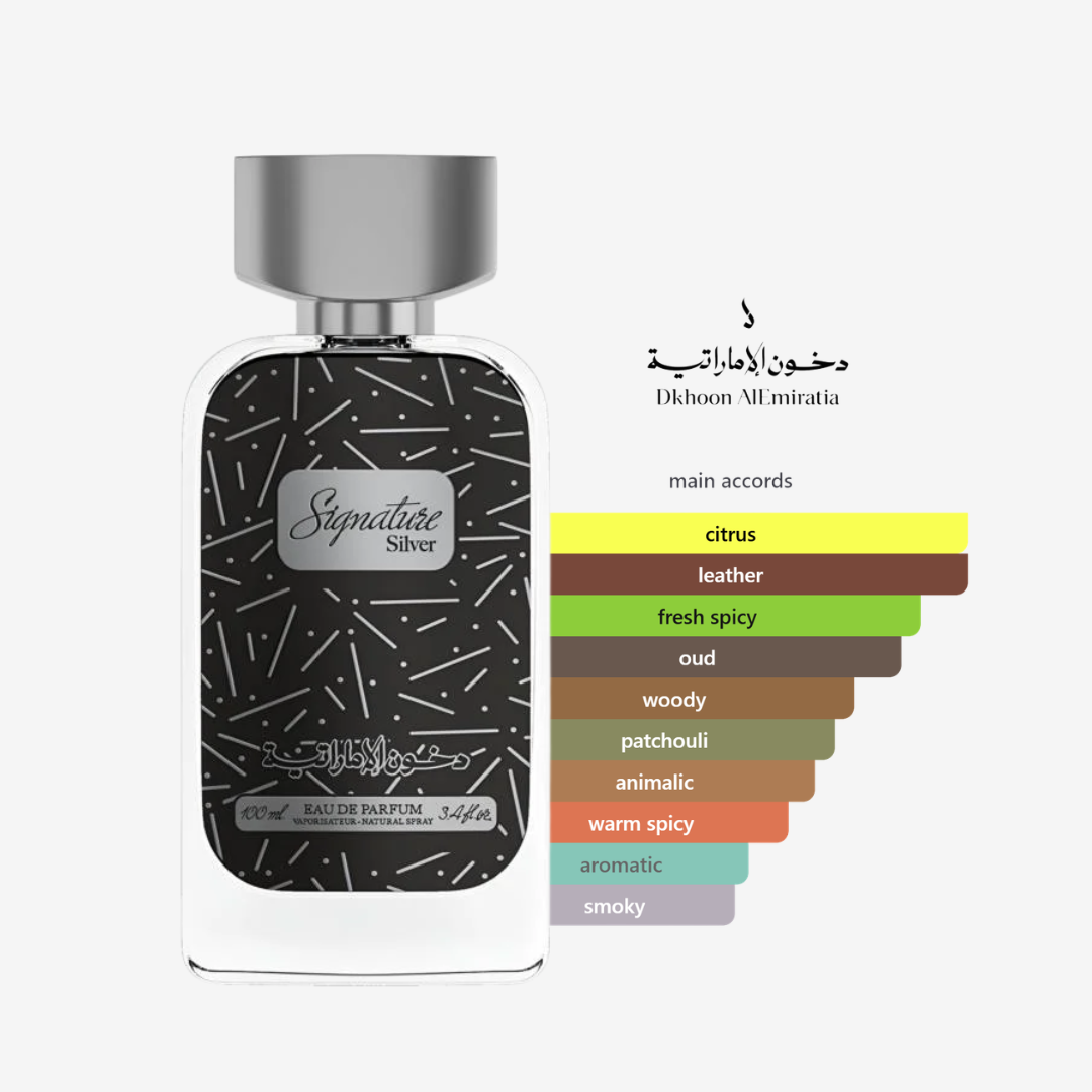 Signature Silver by Dkhoon Emirates for Men- 100ml
